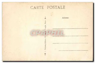 Paris — A Rue de Rivoll e o Jardim das Tuileries — J. H. — Verso