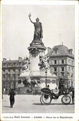 Place de la République — Paryż — Kolekcja Petit Journal