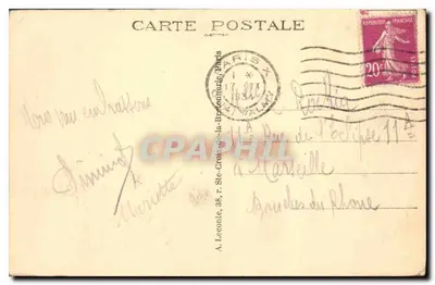 Paryż - Gare de l'Est — Wschodnia Stacja — nr 152 — Rewers