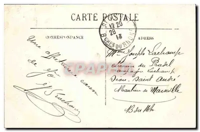 Paris — A Conciergerie — 571 — Verso