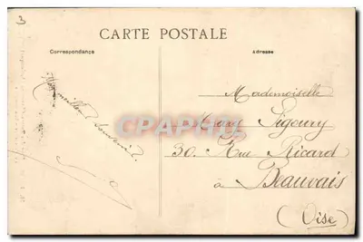 Paris — Parque das Buttes-Chaumont (Artístico) — O Belvedere — Os Rochos — F. F. Paris — Verso