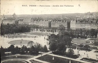Paris — Panorama — Jardim das Tuileries — Editor: 4515