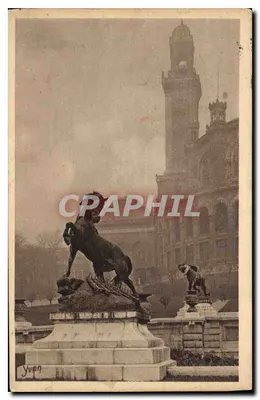 Paris — Jardins du Trocadéro — Édition de l'art YVON, série N°4, n°79