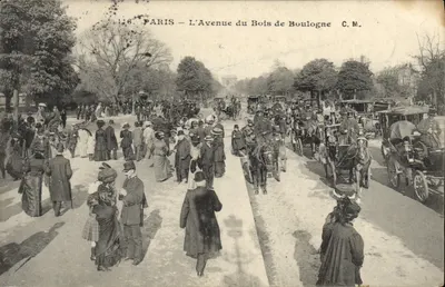 PARIS — A Avenida do Bois de Boulogne — C.M. — n°116