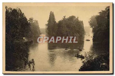 O Lago do Bois de Boulogne — Paris — Edições d'Art Yvan