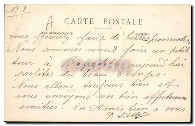 Paris - Bois de Boulogne - Bagatelle - A Orangerie — editor L'Abeille, Asnières, n°56 — Verso