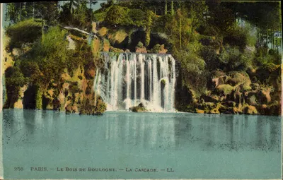 Paris — O Bois de Boulogne — A Cascata — LL — n° 258