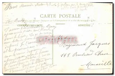 Paris — Boulevard Saint-Denis — editor Source Rizier, n° 73 — Verso