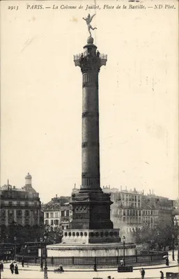 Paryż — Kolumna Lipca, Plac Bastilii — ND Phot.