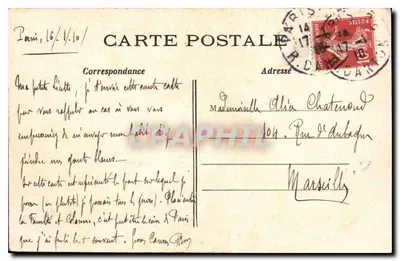 Paryż — La Conciergerie — C.M. n°35 — Rewers