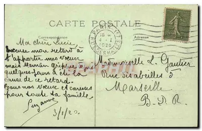 Paris — Palais de Justice et Ste-Chapelle — J.H. n°172 — Rewers