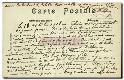 Paris — Ansicht der Heiligen Kapelle — Verlag: Paris-Paris — Rückseite