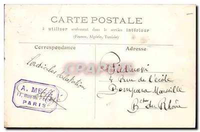 Paryż — Kościół Świętego Wincentego Pauła — L. J. & Cie, wyd., Angoulême-Paryż — Rewers