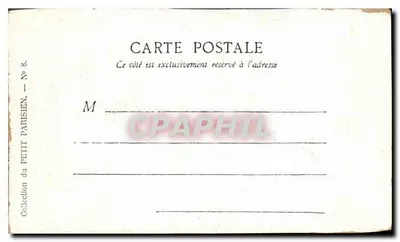 Paryż — Plac Konkordii — Kolekcja Petit Parisien, n°8 — Rewers