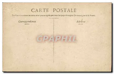 Paryż - Aleja Champs-Élysées — widok panoramiczny z kolumnami i drzewami — wydawca ST. HER, nr 743 — Rewers