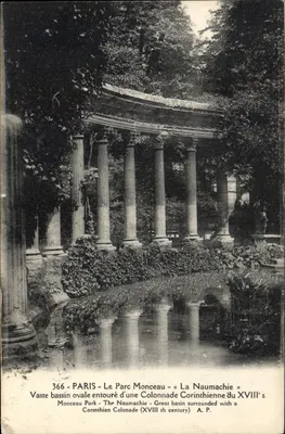 Paris - O Parc Monceau - « La Naumachie » - A.P. n°366