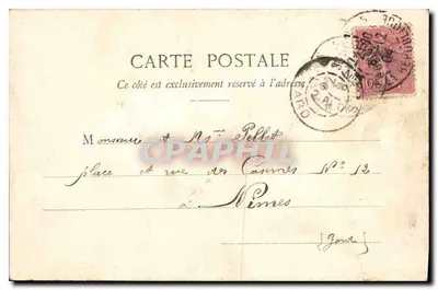 Paris — O Jardim das Tuileries e a Rue de Rivoli — Editor não identificado, n° 250 — Verso