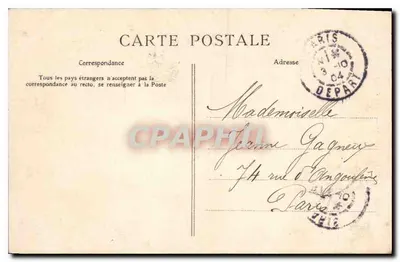 Paryż - Buttes-Chaumont - Most wiszący — C.L.C. n°107 — Rewers