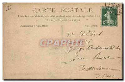 Paris - Avenue de l'Opéra — vue de la rue avec bâtiments haussmanniens et calèches — éditeur imprimeur non visible — Rückseite