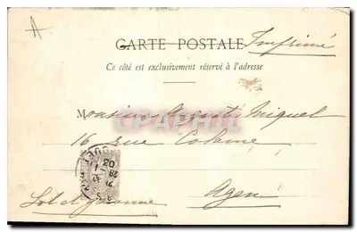 PARIS - Porta dawnego Hotelu de Clisson — J. Hazard, n° 233 — Rewers