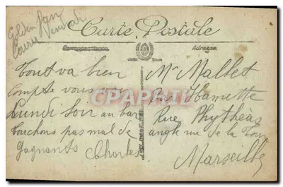 Paris — Der Trocadéro unter der Eiffelturm — LL, n° 1434 — Rückseite