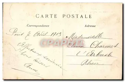 Paris - Panorama da Cidade - Notre-Dame — C.M. n°152 — Verso