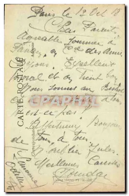PARIS — Monument de la République — Statue de la République, par Morice, Hauteur 21m, érigée en 1883 — Verso