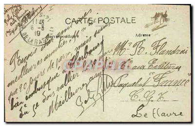 Parijs (8e arr.) — Het Grand Palais van de Champs-Élysées — C. M. — Achterkant