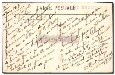 Paris — O Dôme dos Invalidos — Editor Benmoyal — Verso