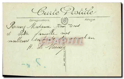 Abbaye de Saint-Denis — Le Tramep, La Grande Rose — LL. — Verso