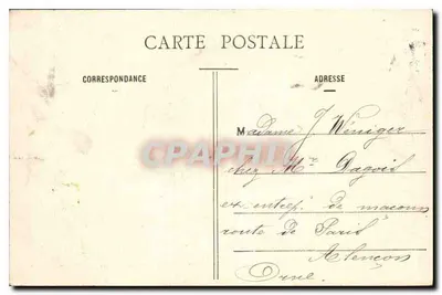 Paris - Parque Monceau - Monument de Maupassant — Verso