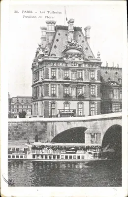 Paris - As Tuileries - Pavilhão de Flore — editor 'Pavilhão de Flore' n°20
