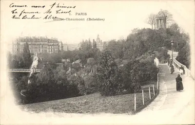 Buttes-Chaumont — Belvédère — editor anônimo, n° de série 1