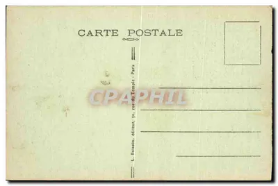 Paris-Montmartre — Basílica do Sagrado Coração — L. Boissée, editora, 50 rue du Temple - Paris — Verso