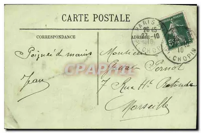 Paris (1er) — O Arco do Triunfo do Carrousel — LL — Verso