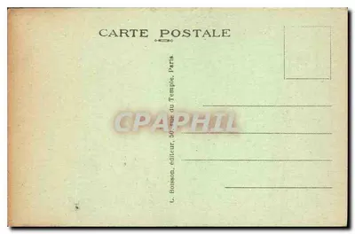 Estátua do Cavaleiro da Barre em Paris-Montmartre — por Armand Bloch — n° 013 — Verso