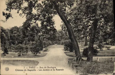 Castelo de Bagatelle — Os Jardins e a Rosaleda — Bosque de Boulogne — Paris