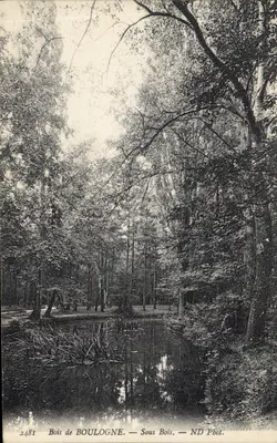 Bois de BOULOGNE — Sob os Bosques — ND Phot.