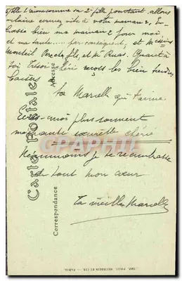 PARYŻ — Panthéon — Stara pocztówka nr 87, wydawca IMP. PHOT. NEUBRUN ET CIE, PARYŻ — Rewers