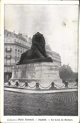 Le Lion de Belfort — Paris — Collection Petit Journal
