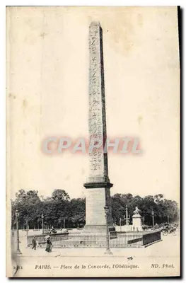PARIS — Plac de la Concorde, Obelisk — ND. Fot.