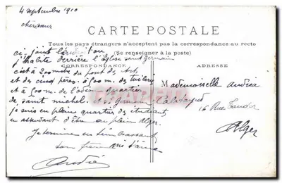 Paris — Igreja de São Germain-des-Prés — editor não identificado — Verso