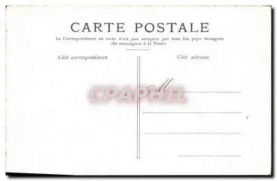 PARIS — O Palácio do Luxemburgo — Editor não identificado — Verso