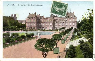 PARIS — Jardim do Luxembourg — editor não visível