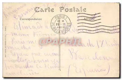 Paryż — Fontanna Świętego Michała — ND. Fot. — Rewers