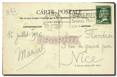 Parijs – Kerk Notre-Dame — E.M. n° 5052 — Achterkant
