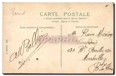 Paryż - Most Alexandre III i Wielki Pałac — Rewers