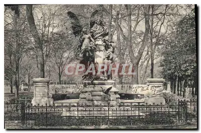Fontaine do Anjo Guardião — Paris — editor anônimo, número de série não visível