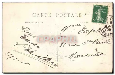 PARIS — Le Lion de Belfort — Kopie w brązie statuy wzniesionej przez Bartholdi w Belfort w pamięć o bohaterskiej obronie 1870-71 — C.M. — Rewers