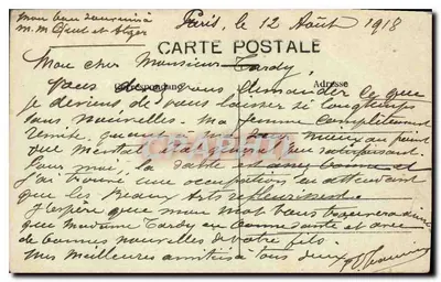 PARIS — Panorama de la Seine vers la Cité — C. M. n° 147 — Verso